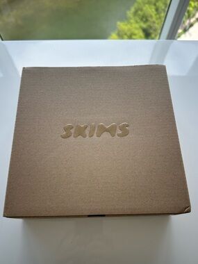 SKIMS Tan Embossed Logo Box